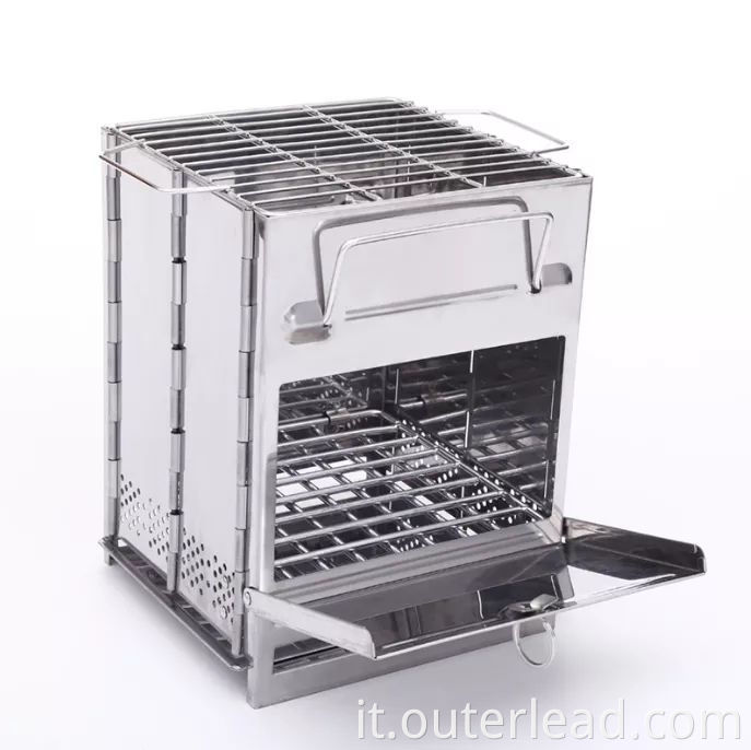 HS10R CAMPING OUTDOOR ACCIAIO IN ACCIAIO IN ACCIAIO PORTATIVO PORTATIVO PER CAGNO STUPE SCAPRA UTENSI DI CAMPINGLI PICCOLO MINI PERSPETTO ESIGLI